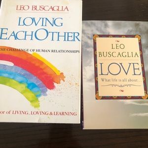 2 books by noted author Leo Buscaglia